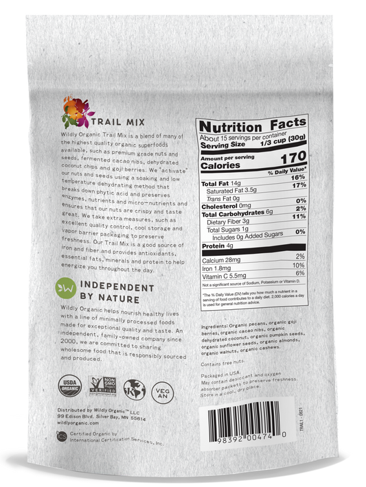Wildly Organic Trail Mix | Super Food: 8 OZ
