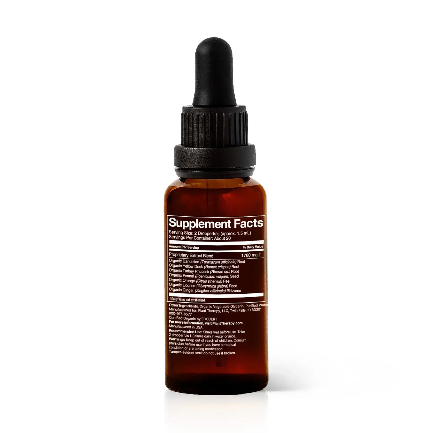 PoopEase Organic Tincture 30 mL