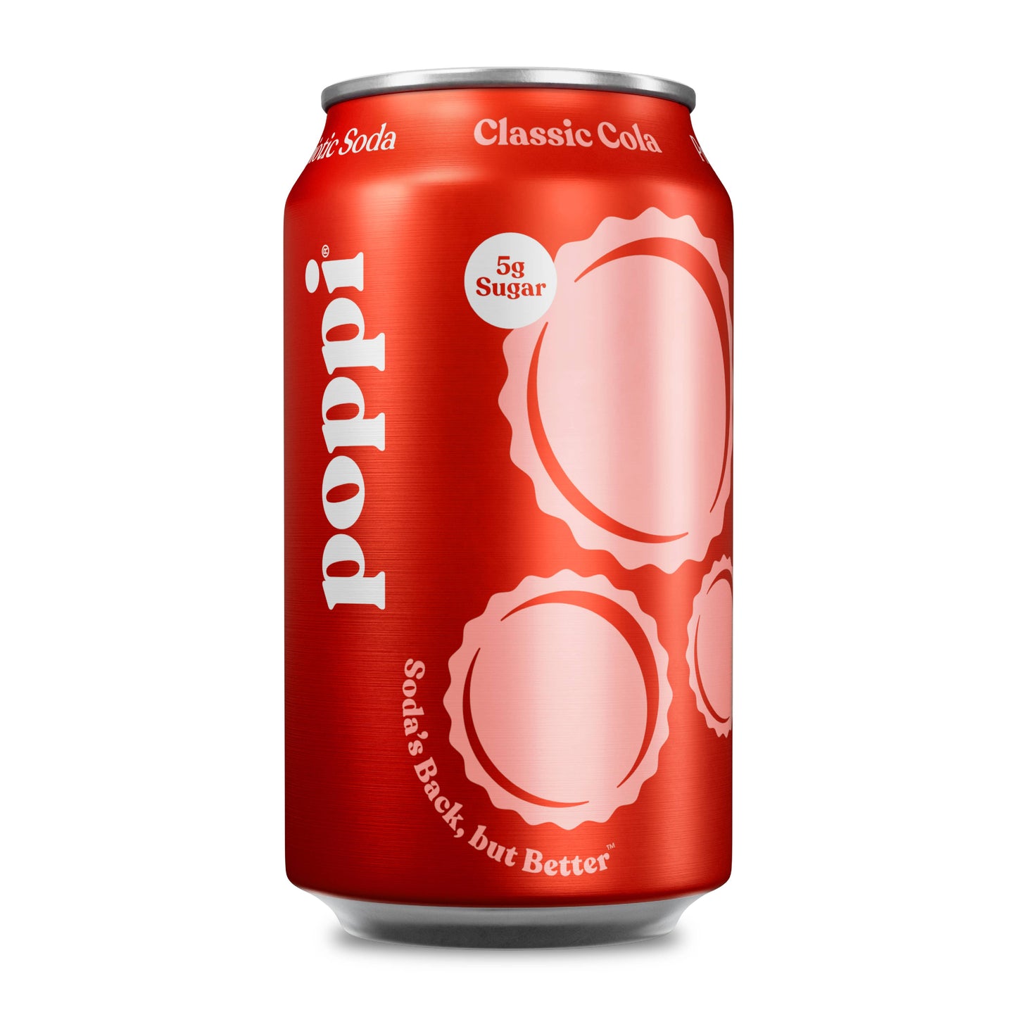 Poppi Prebiotic Soda, Classic Cola, 12oz