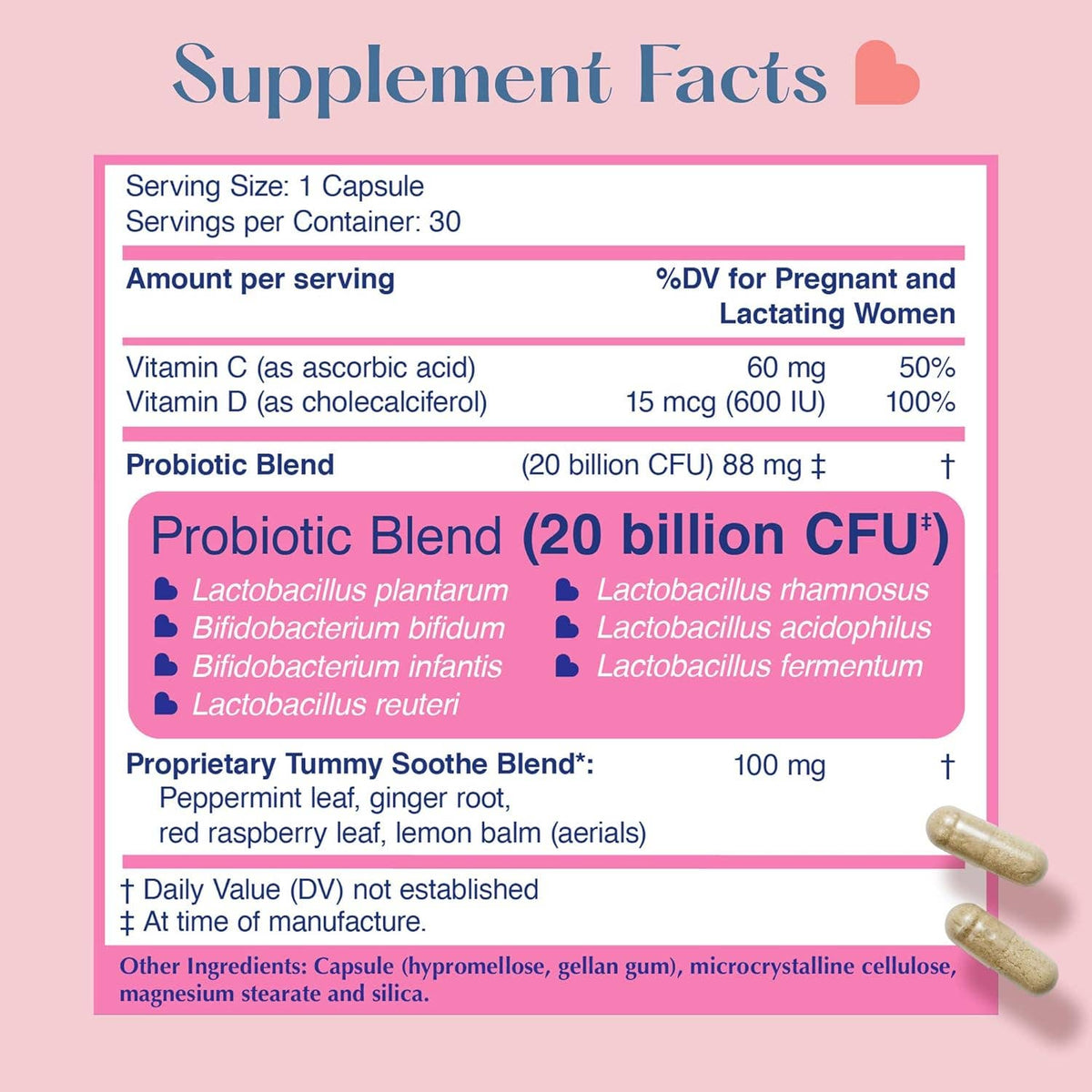 Prenatal Probiotic - Tummy Sooth Formula