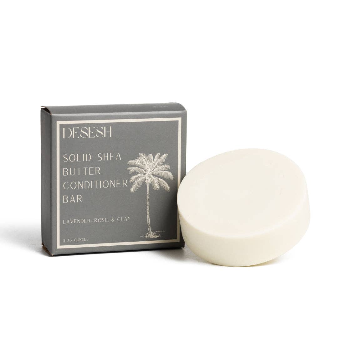 Solid XL Shea Butter Conditioner Bar (Natural Fragrances): Coffee & Vanilla