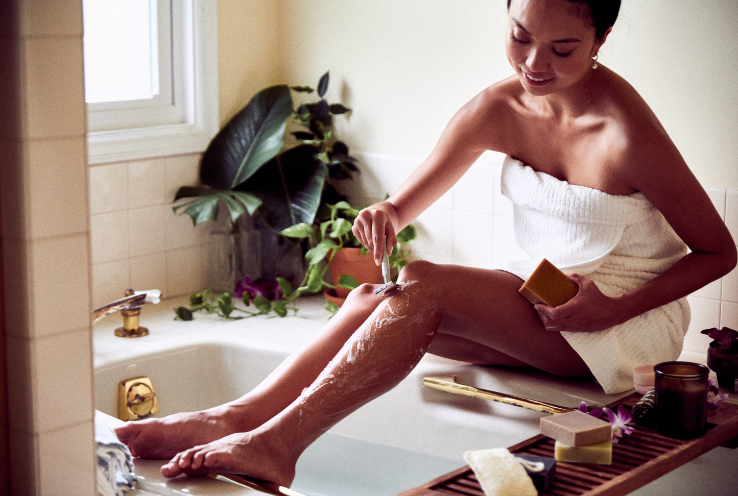 Moisturizing Shave Bar (No Artificial Fragrances or Colors): Unscented
