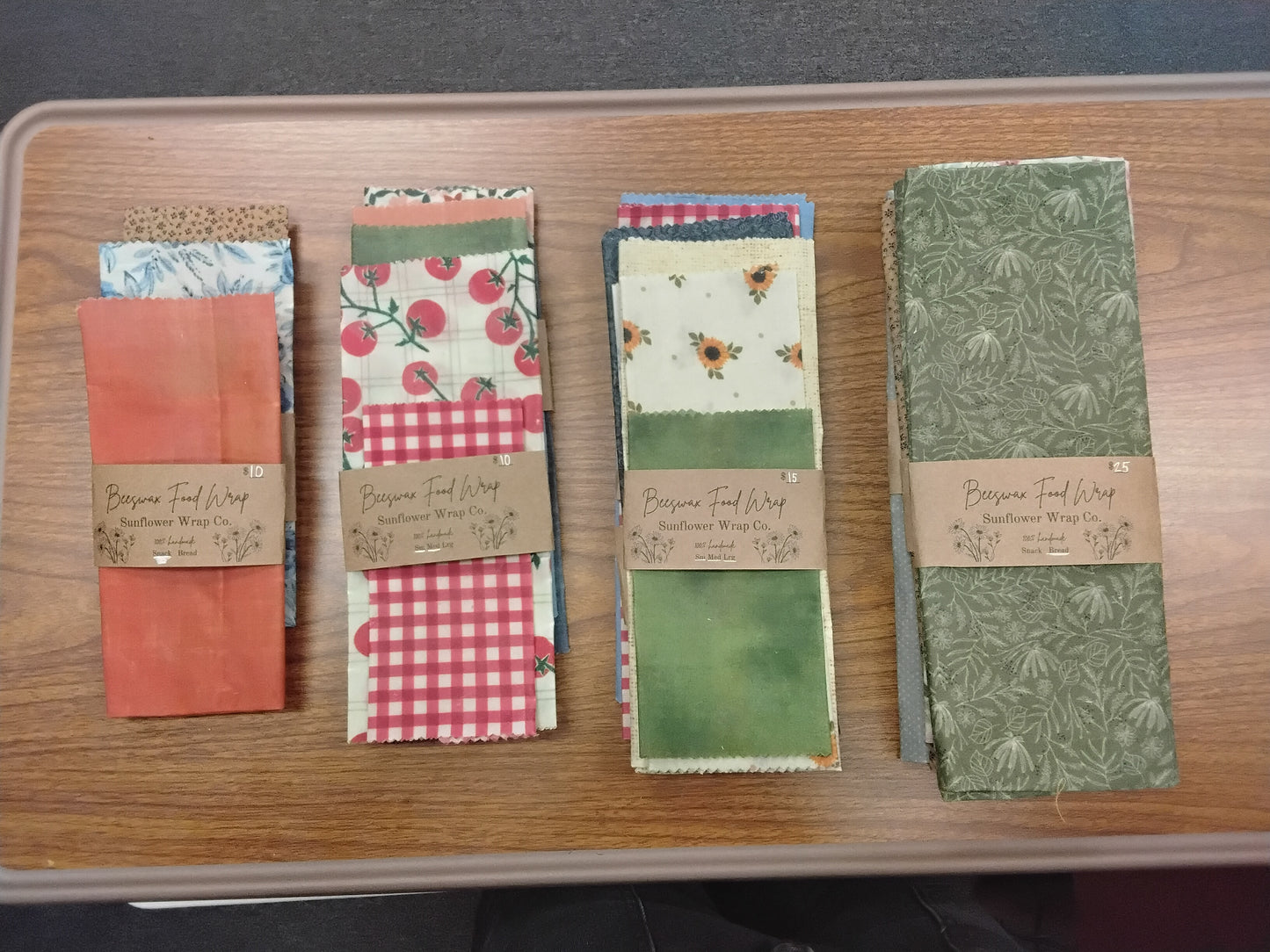 Beeswax food wrap