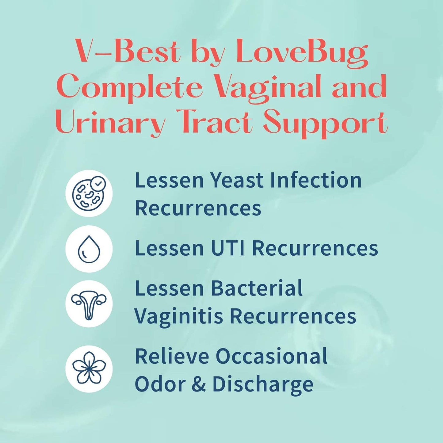 Lovebug V-Best Vaginal Probiotics - 90 Billion CFU