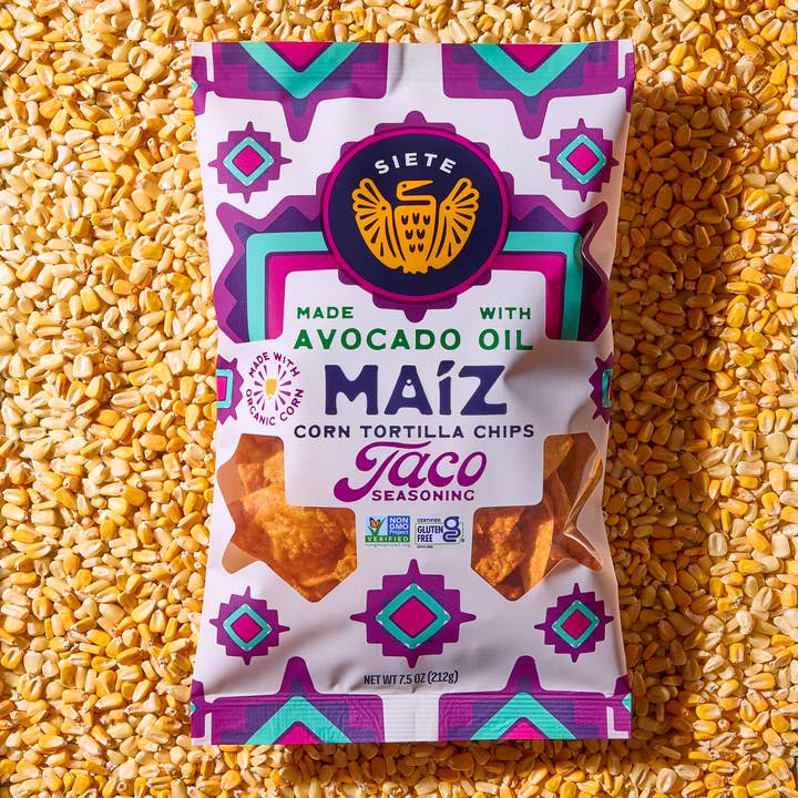 Maíz Taco Seasoning Corn Tortilla Chips
