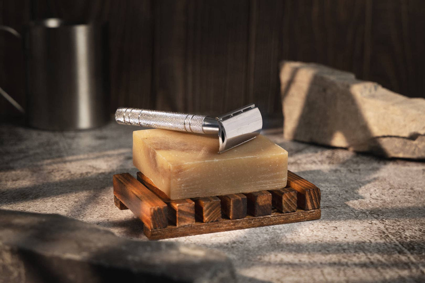 Moisturizing Shave Bar (No Artificial Fragrances or Colors): Unscented