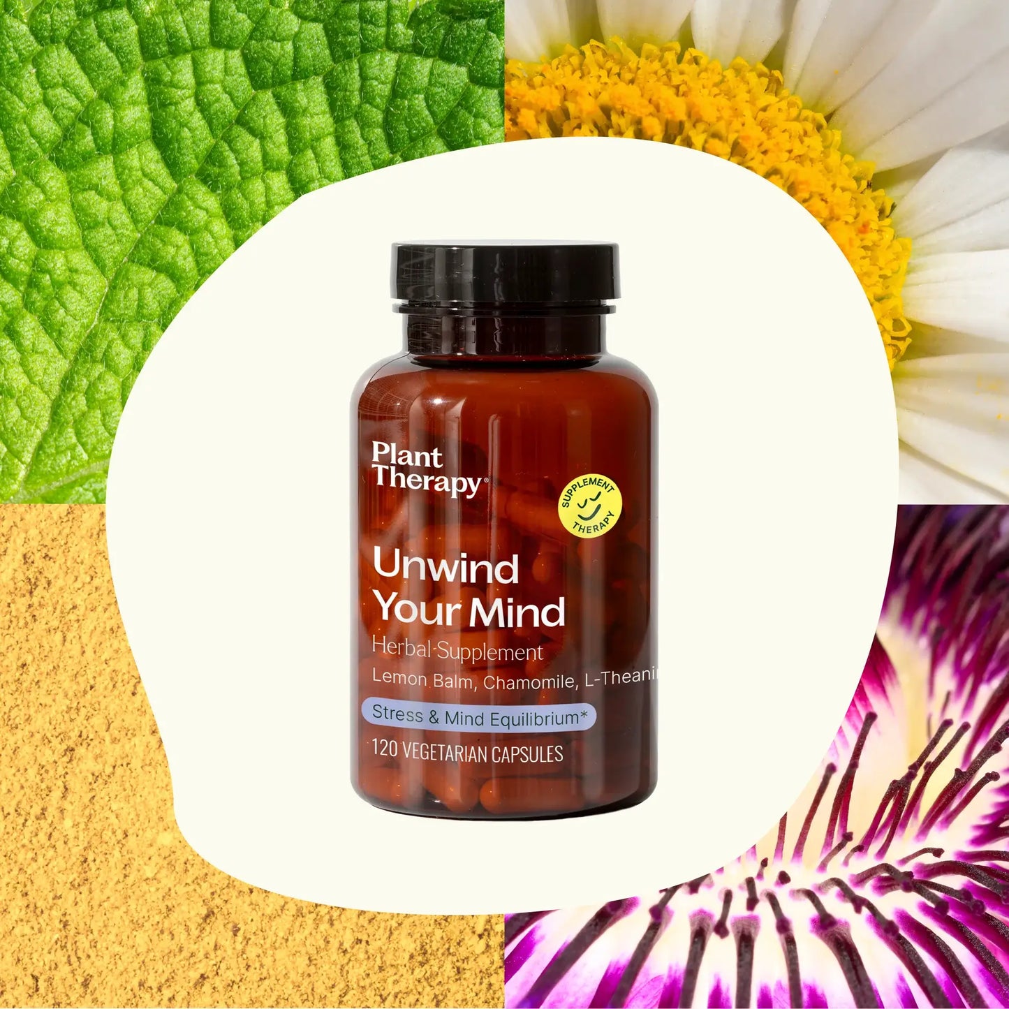 Unwind Your Mind Herbal Supplement Capsules 120 Capsules