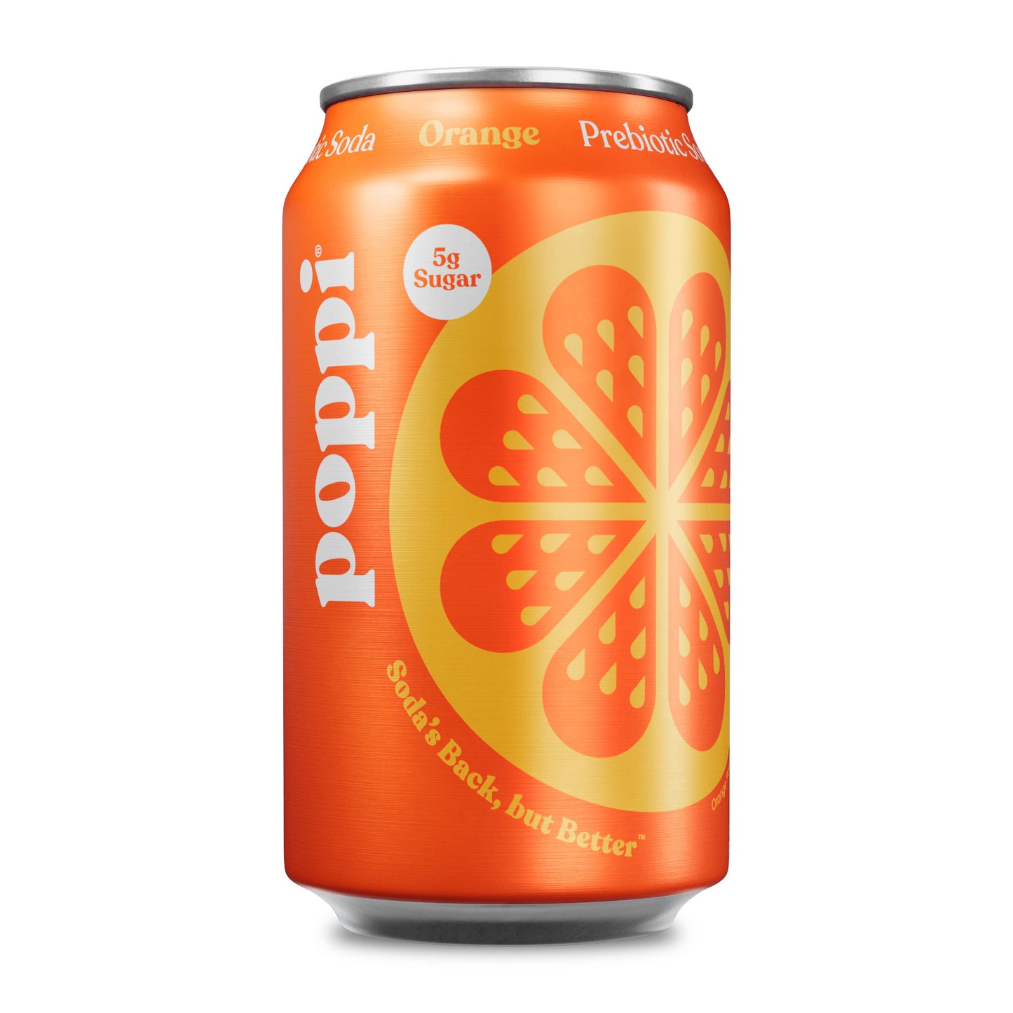 Poppi Prebiotic Soda, Orange, 12oz
