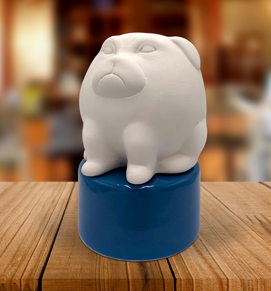 Dog Diffuser - Ceramic passive, non powered desk diffuser