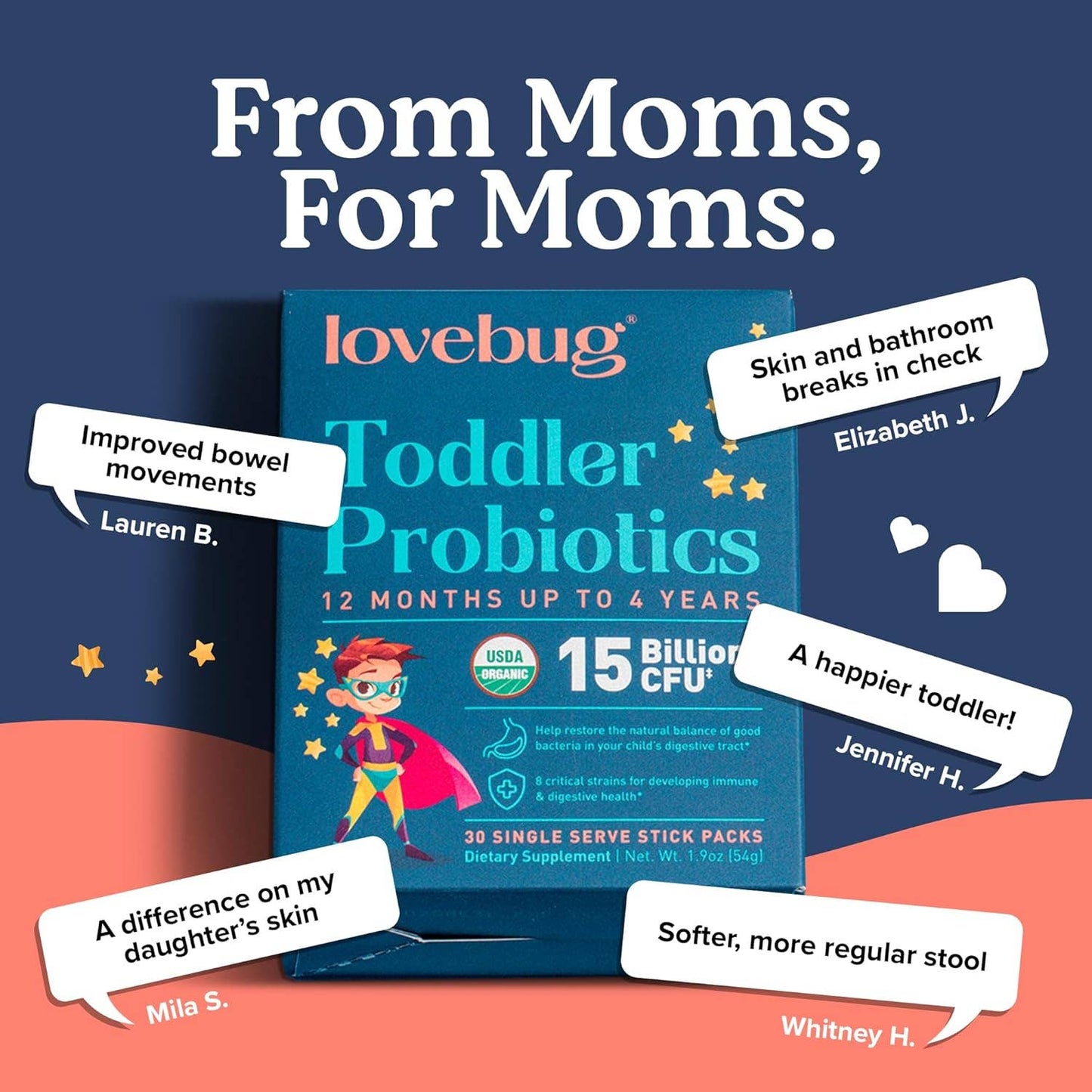 Toddler Probiotics 12 months - 4 Years Organic (Powder)