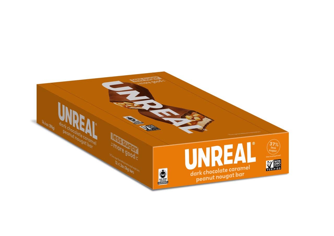Dark Chocolate Caramel Peanut Nougat Snack Pack - 12 Large B