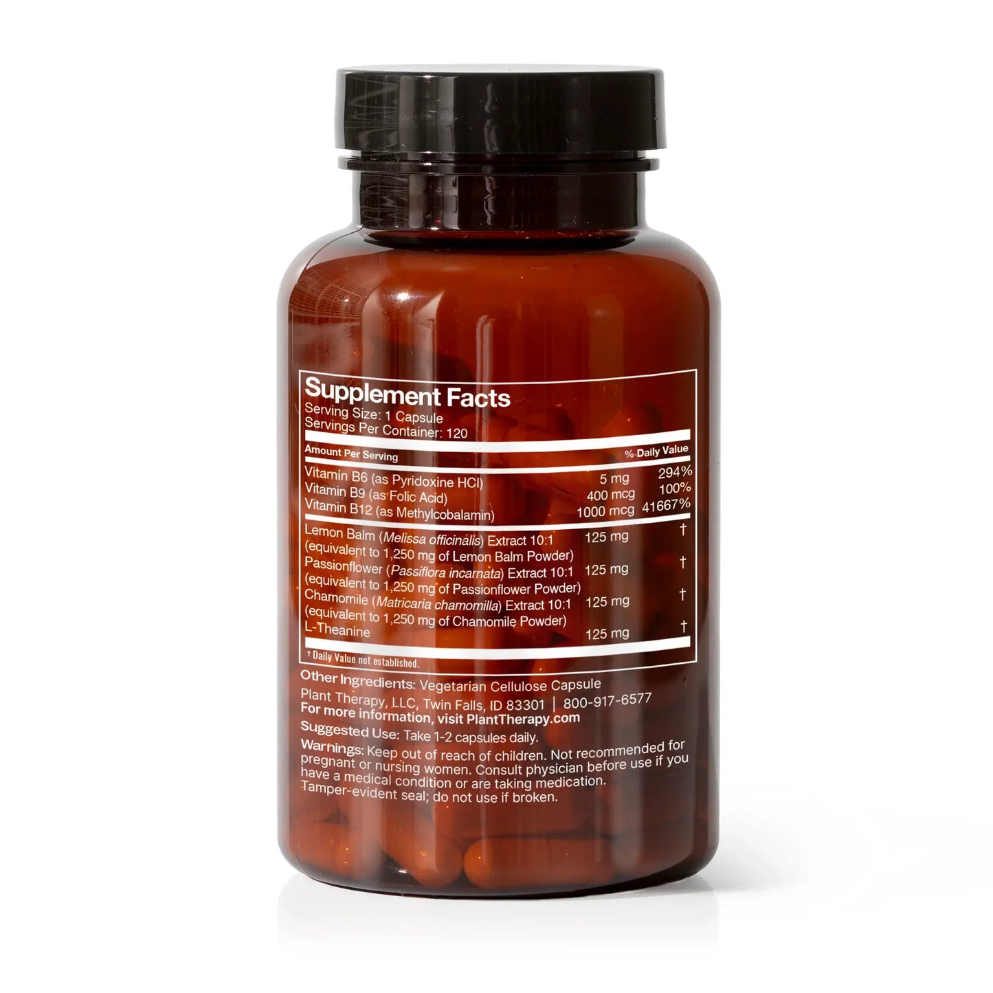 Unwind Your Mind Herbal Supplement Capsules 120 Capsules