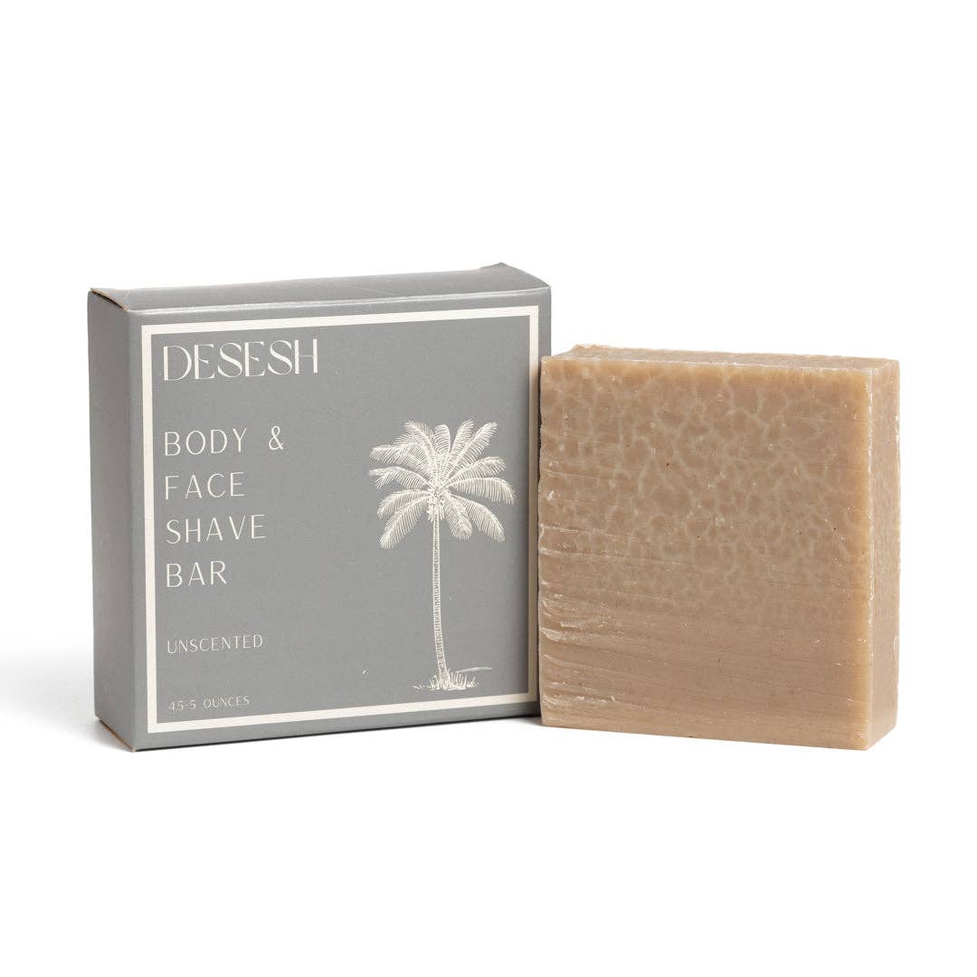 Moisturizing Shave Bar (No Artificial Fragrances or Colors): Unscented