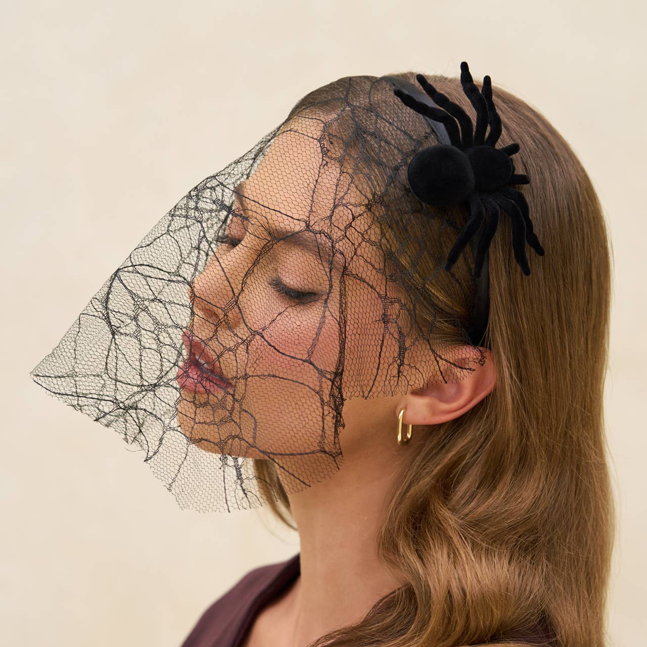 Veil Headband - Spiderweb