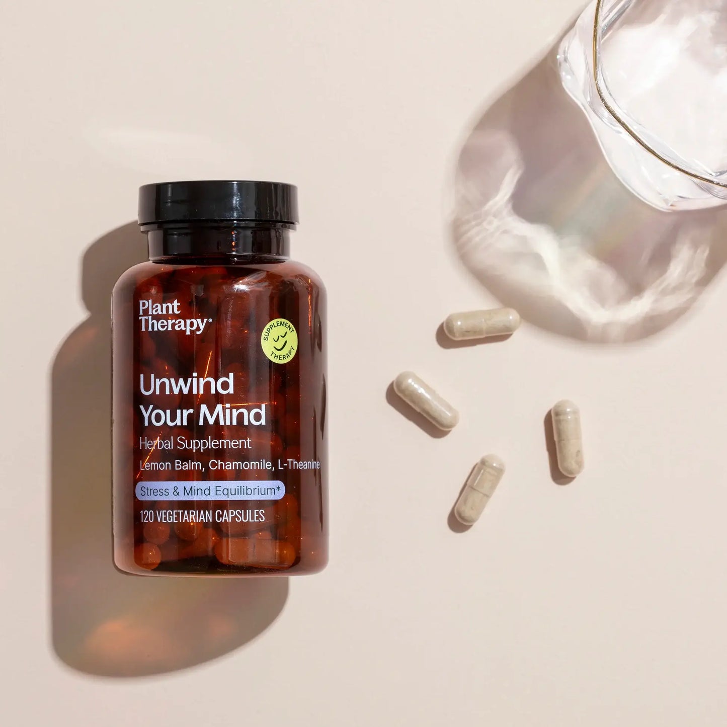 Unwind Your Mind Herbal Supplement Capsules 120 Capsules