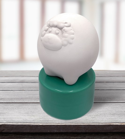 Sheep Diffuser - Ceramic passive, non powered desk diffuser