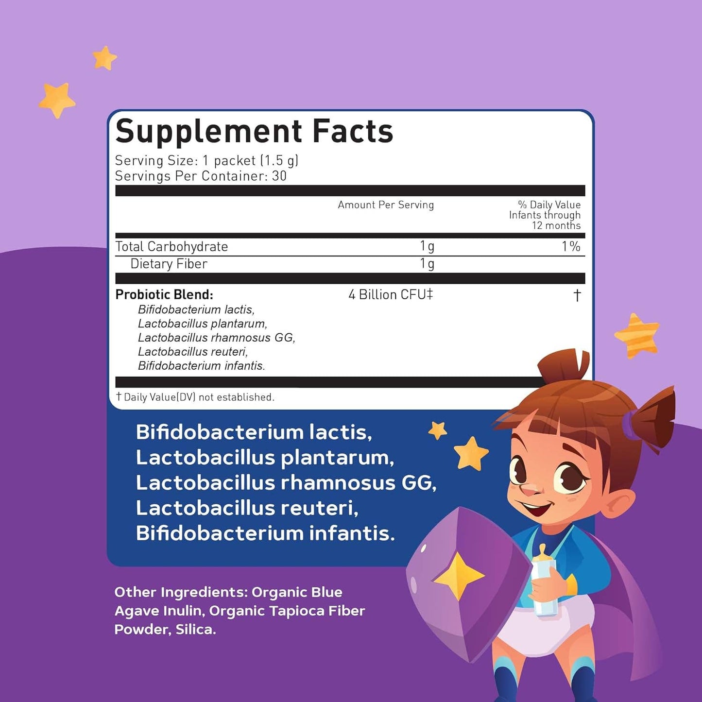 Baby Probiotics 6-12 Months Organic (Powder)