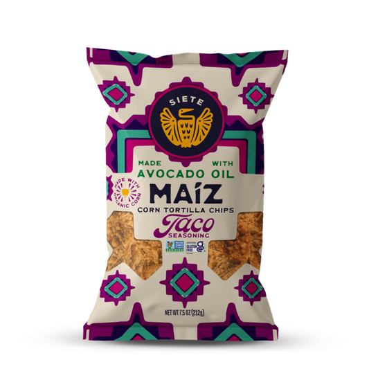 Maíz Taco Seasoning Corn Tortilla Chips