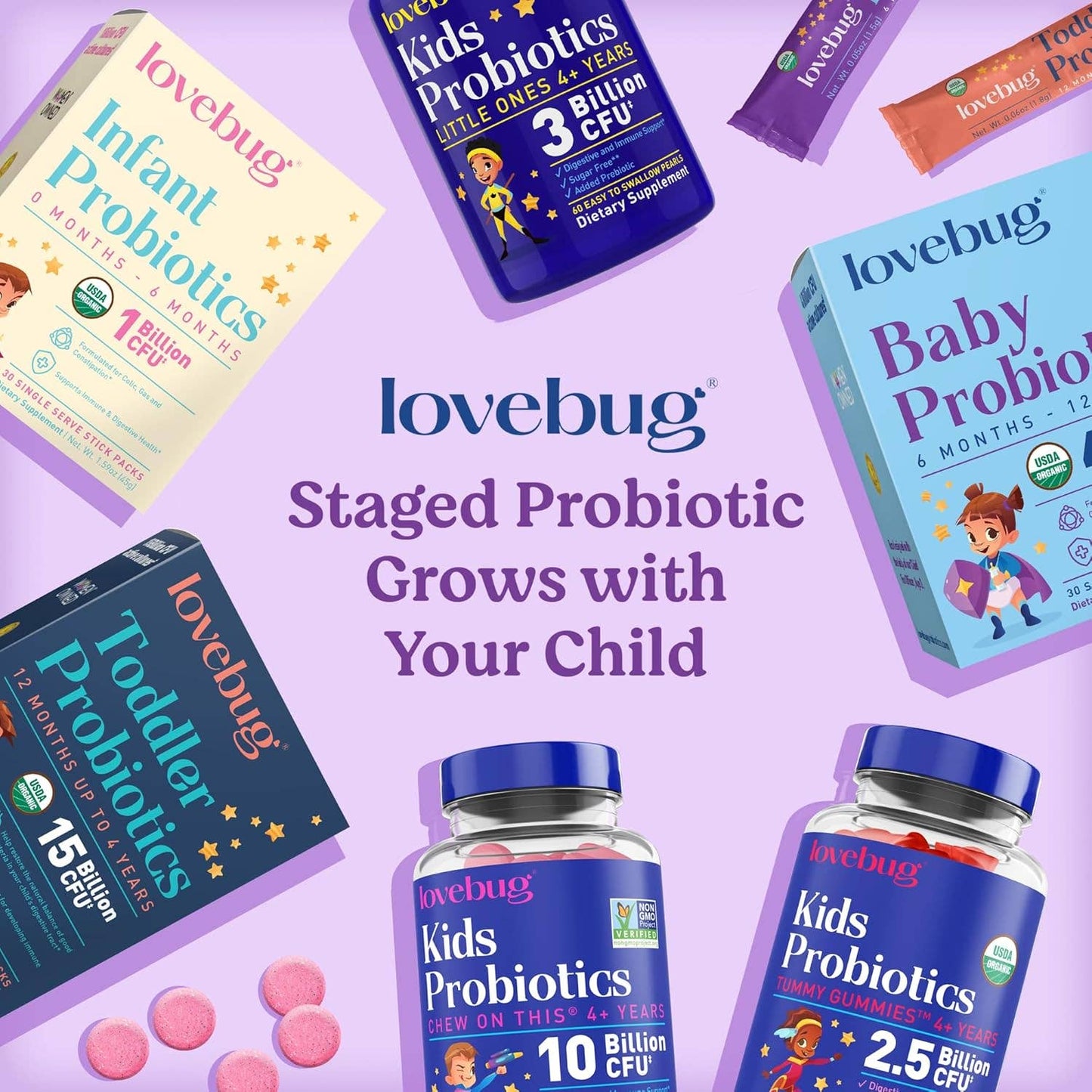 Baby Probiotics 6-12 Months Organic (Powder)