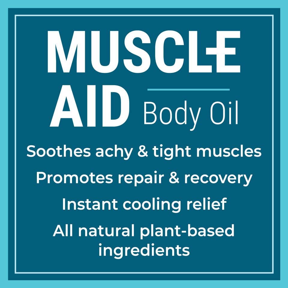 Muscle Aid Body Oil 4 oz