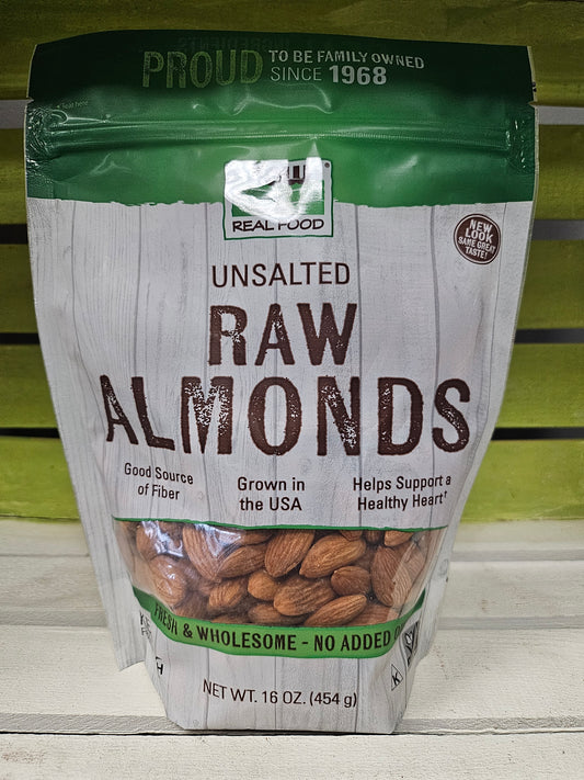 Unsalted Raw Almonds