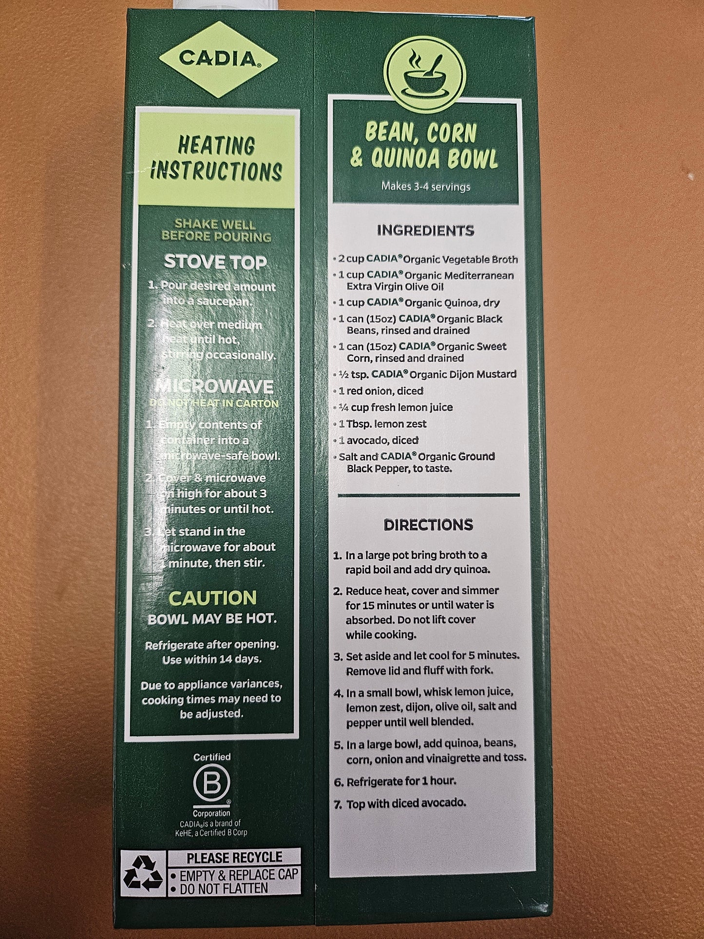 Cadia Vegetable Broth