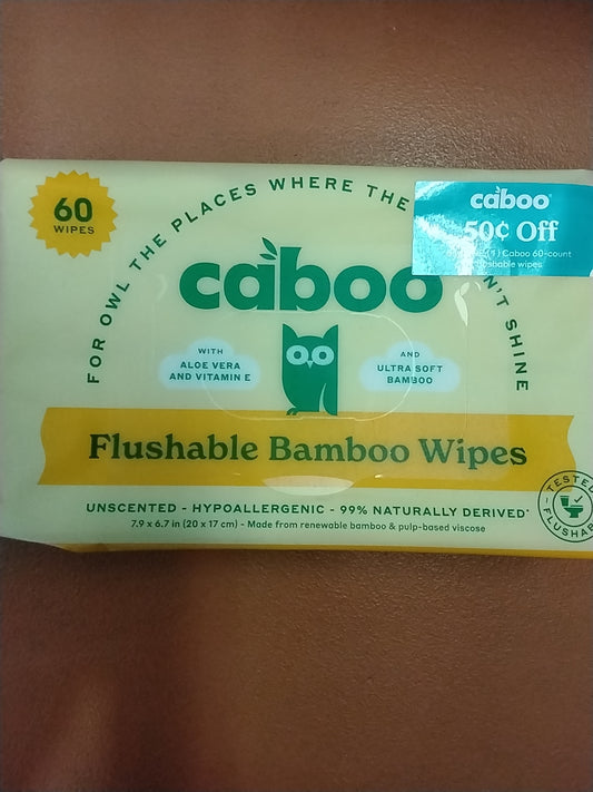 Caboo Flushable Wipes