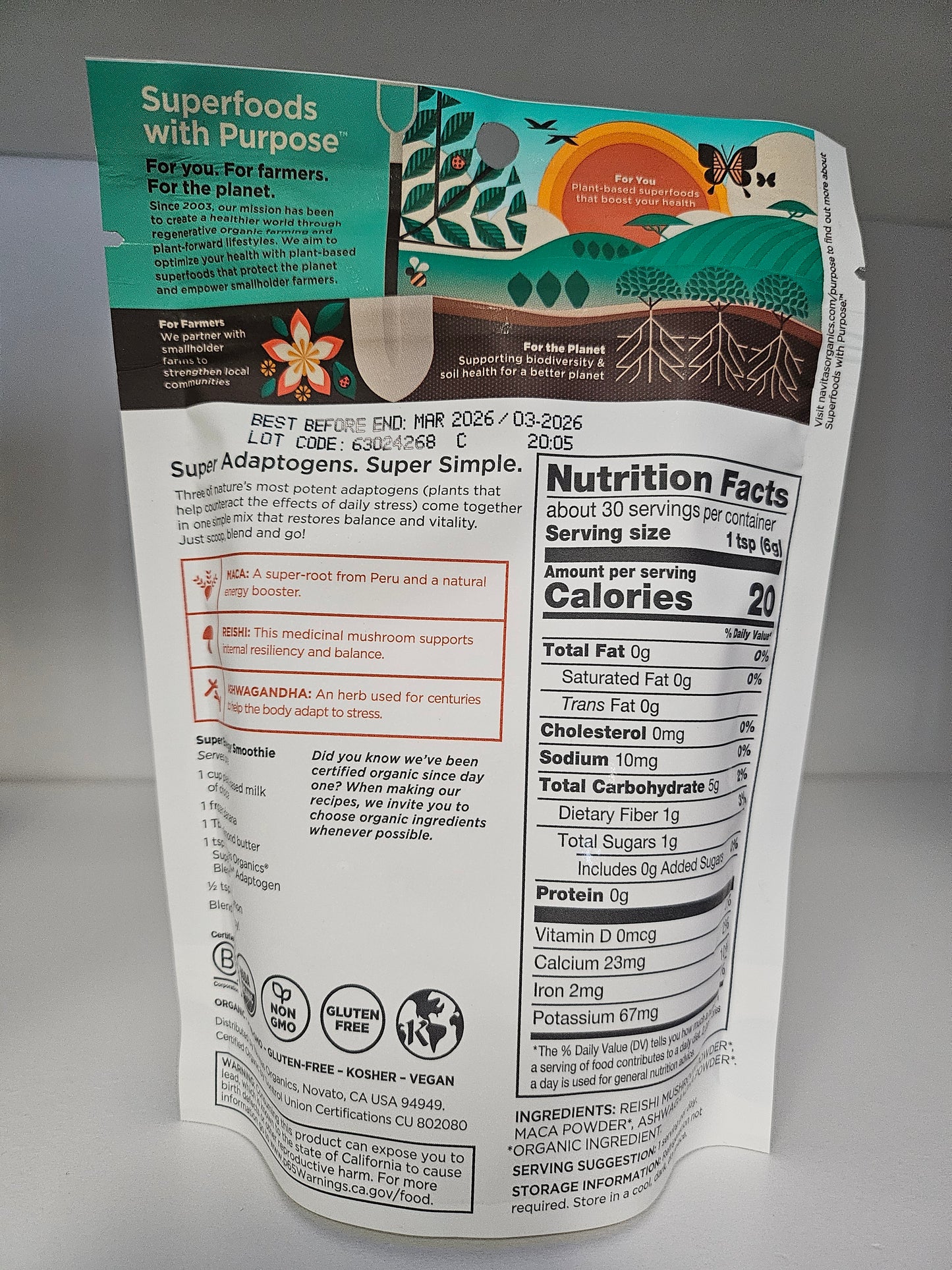 Navita's Superfood Adaptogen Blend