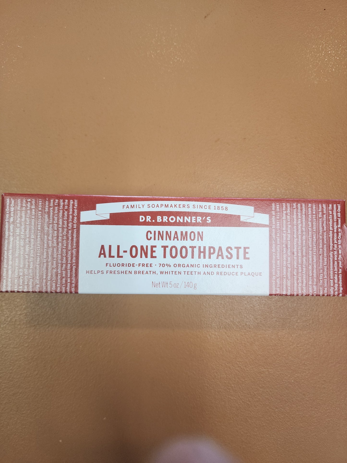 Dr Bronner's Cinnamon Toothpaste