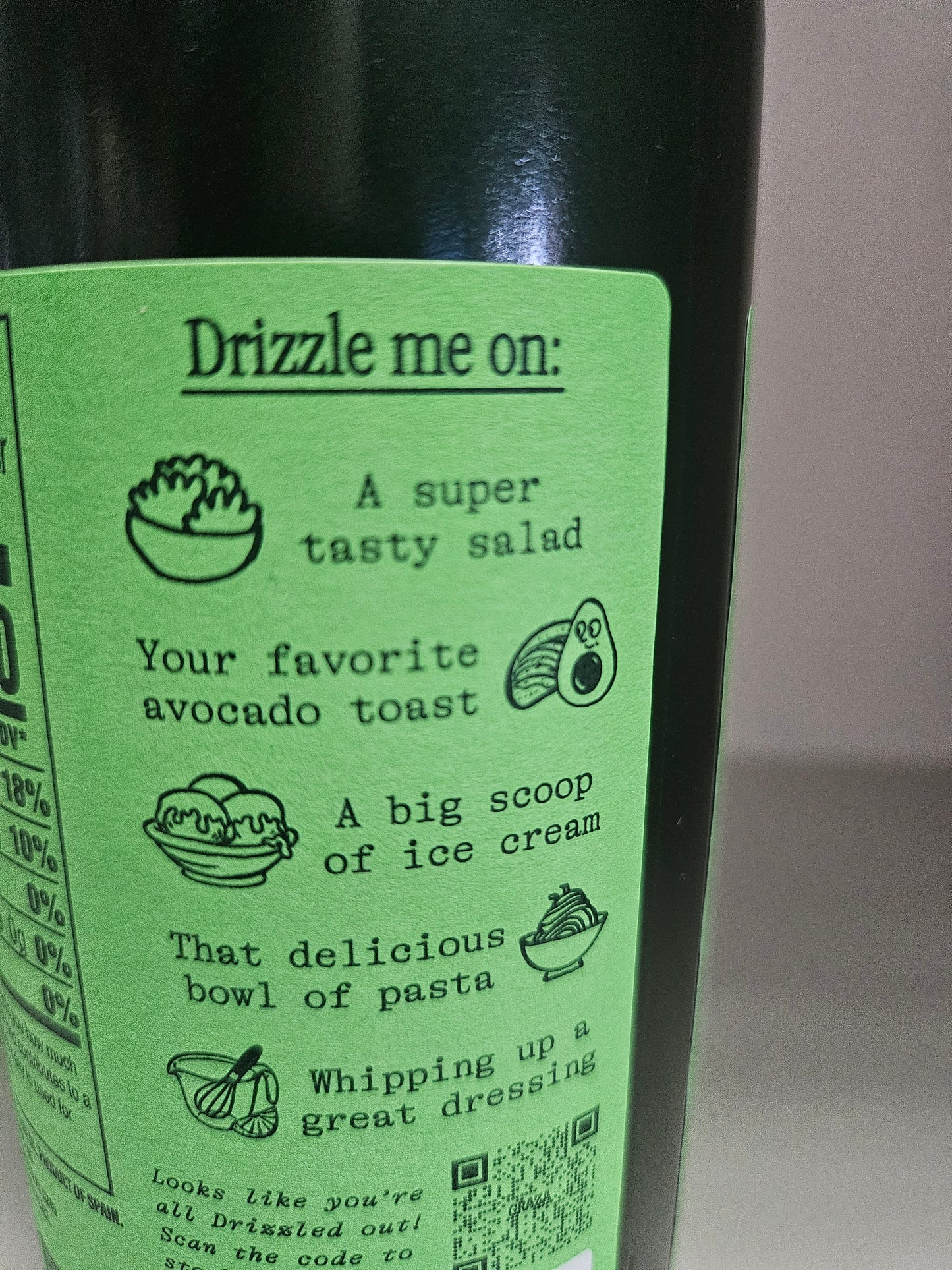 Graza Olive Oil Extra Virgin Drizzle 11.80oz