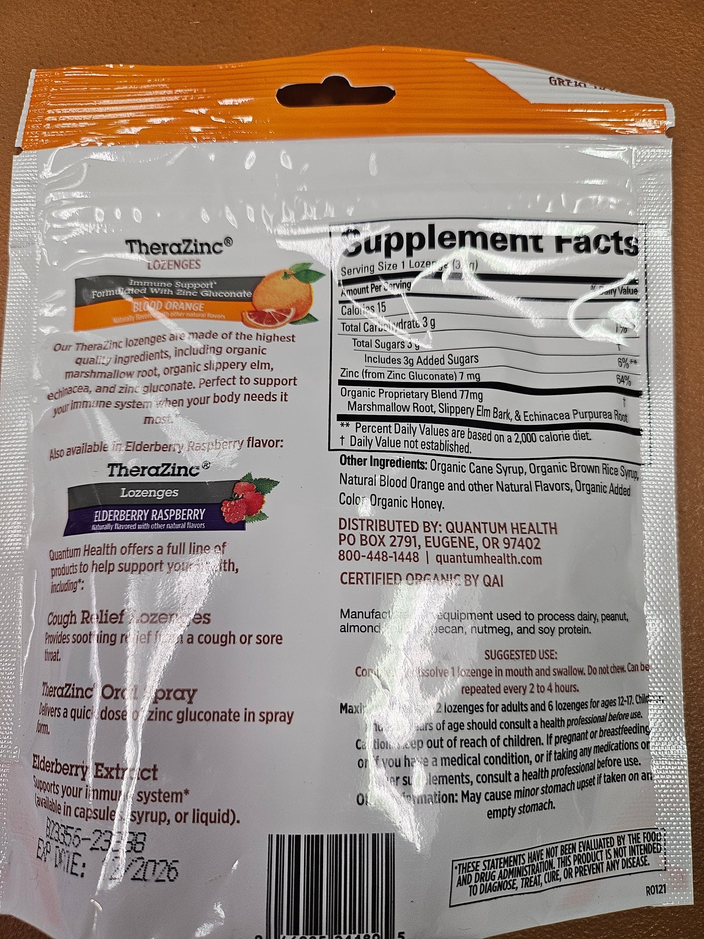 Quantum Lozenges THRZNC ORGANIC