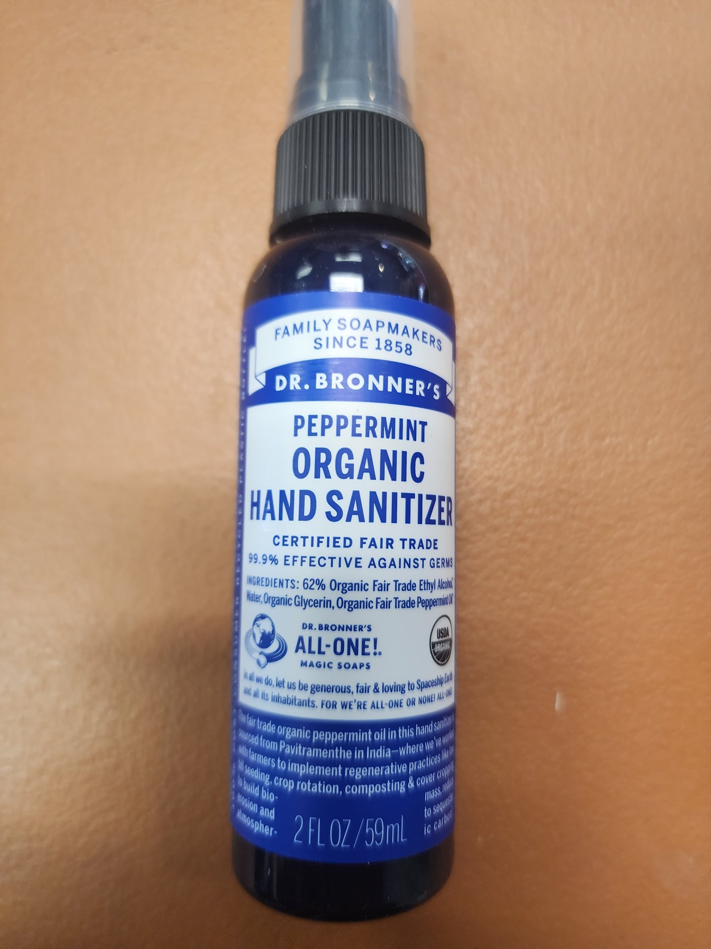 Dr. Bronner's Hand Sanitizer 2oz