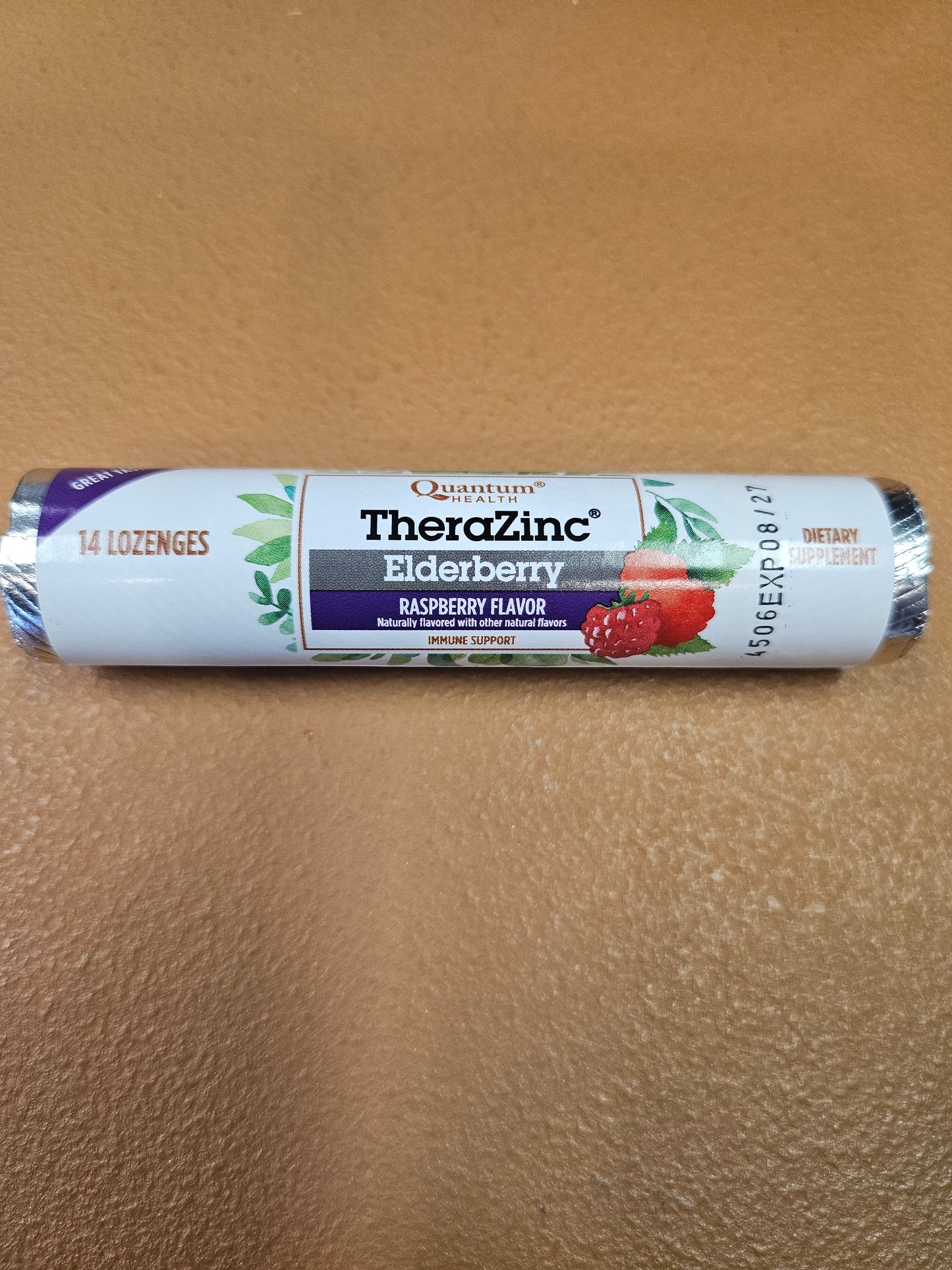 Quantum Lozenge TheraZinc Elderberry