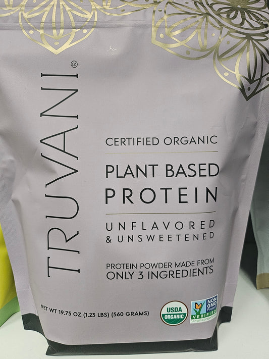 Truvani Plant Protein Powder Unfiltered 19.75 oz