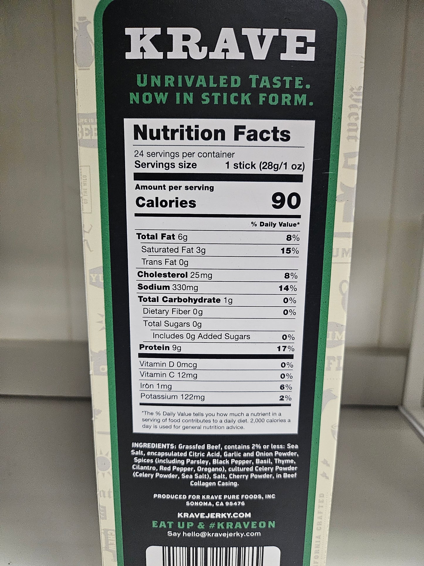 Krave Beef Stick CHIMICHURRI