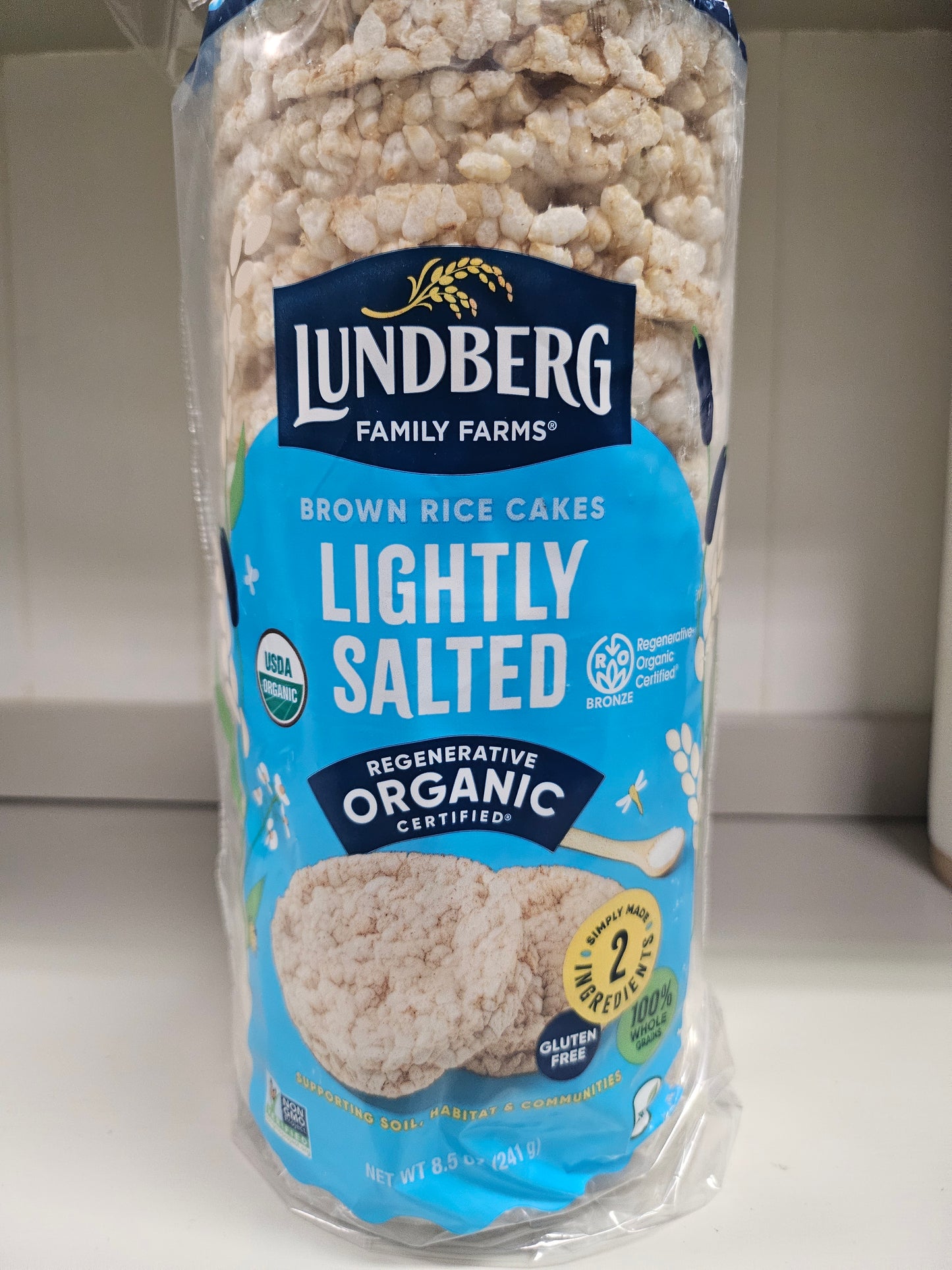 Lundberg Brown Rice Cakes Lightly Salted