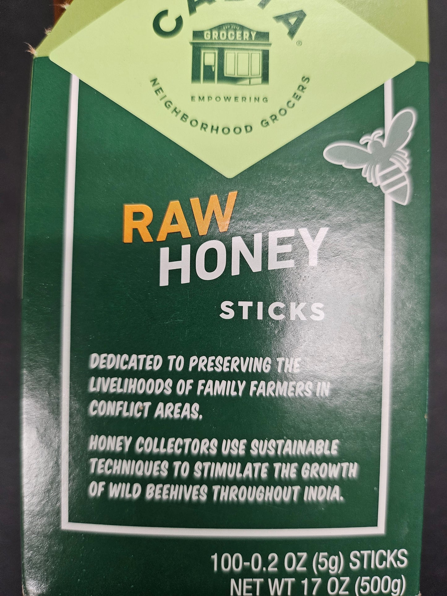 Cadia Honey STICKS RAW