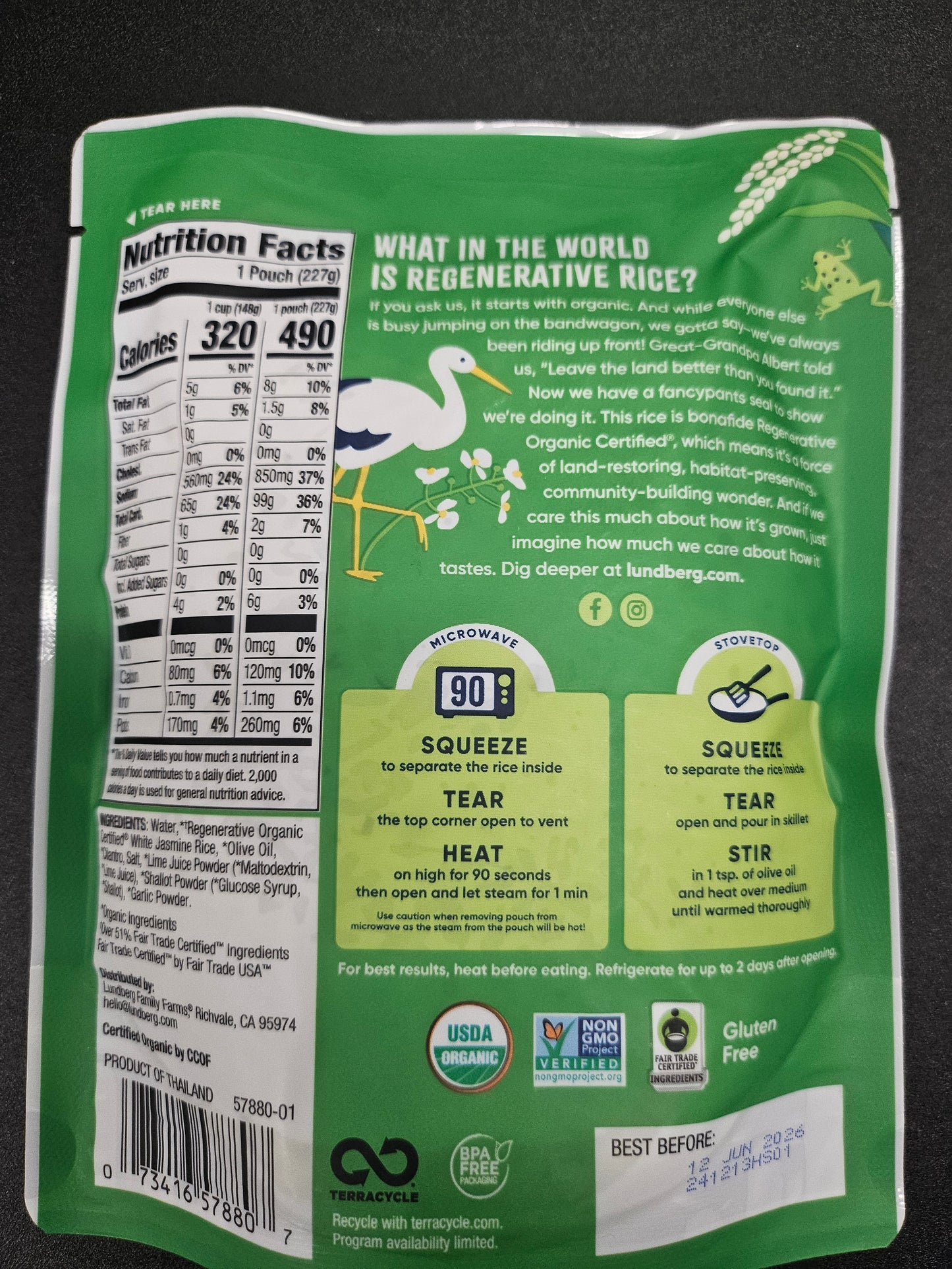 Lundberg Cilantro Lime Rice