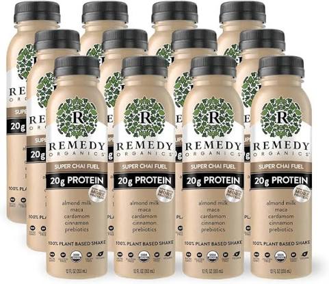 Remedy super chai fuel protein shake