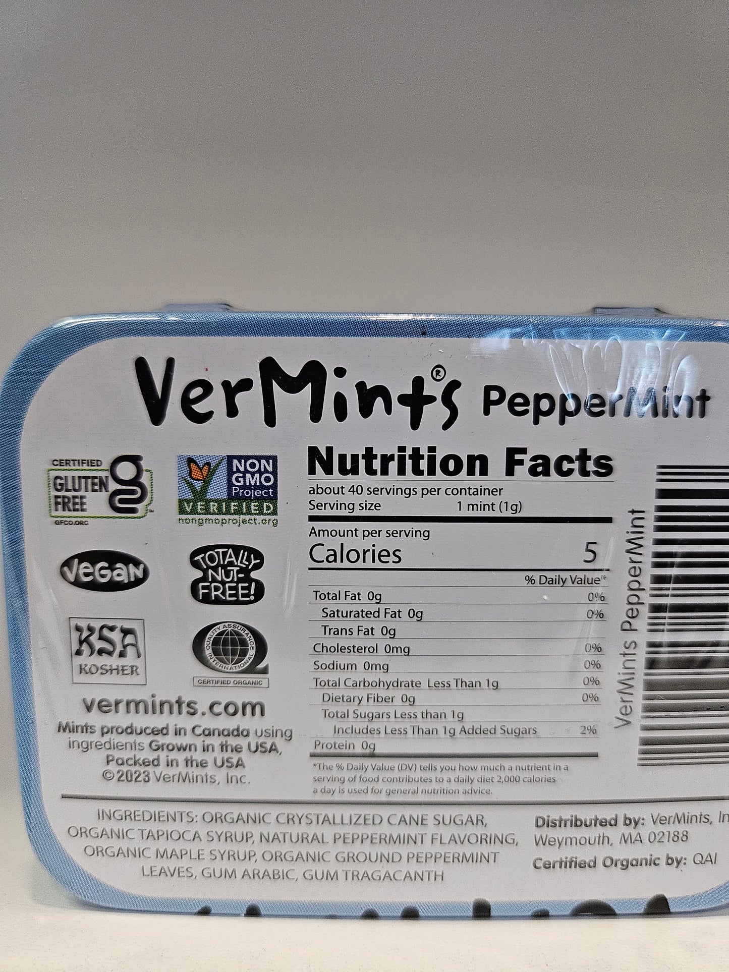 Vermints Peppermint Candy