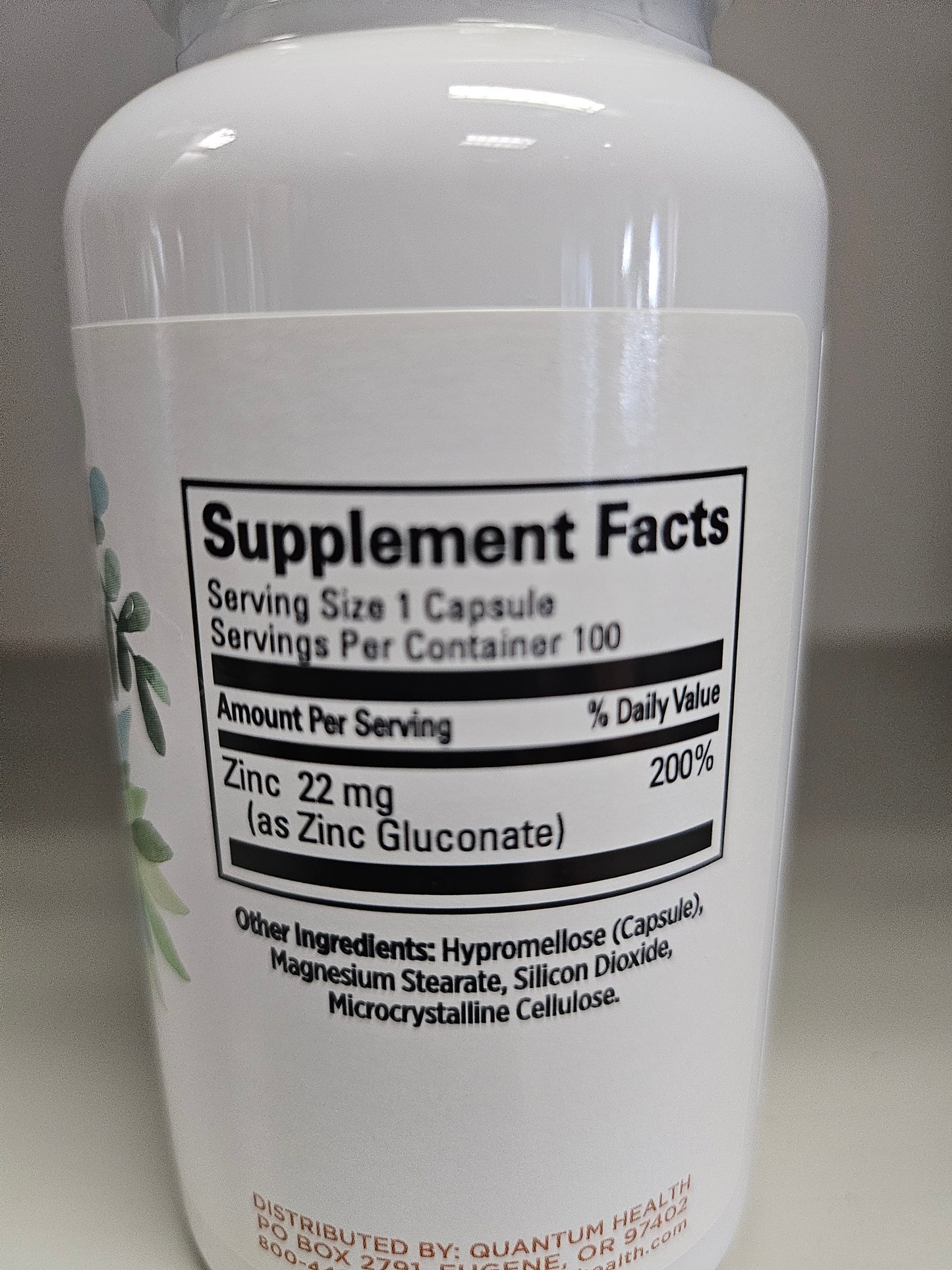 Quantum Health Zinc Immune Support 22mg