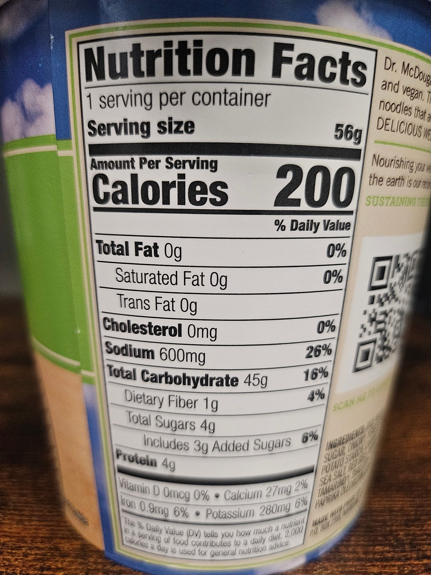 Dr. McDougall's Pad Thai Noodle Soup