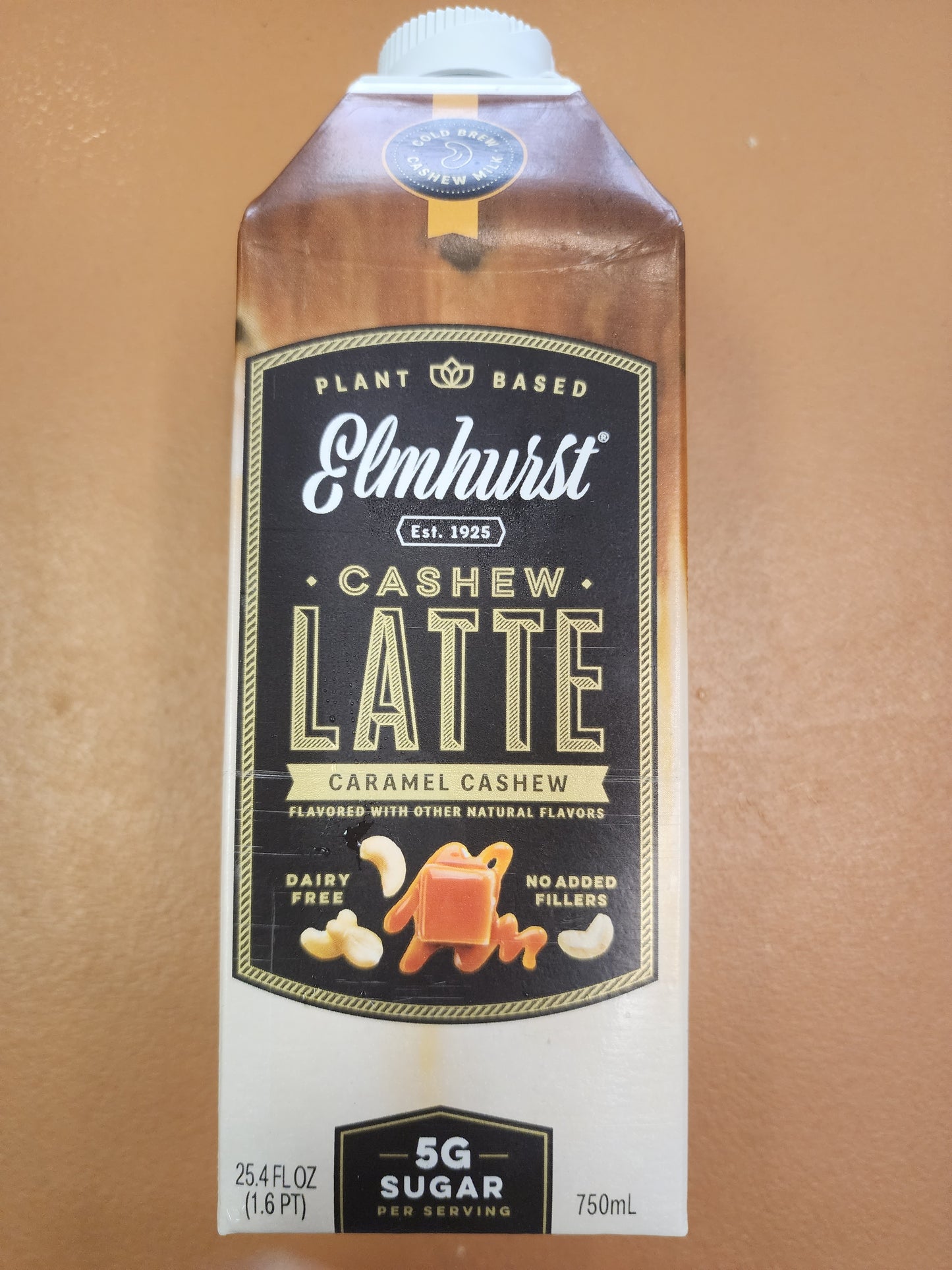 Elmhurst Cashew Latte Caramel Cashew