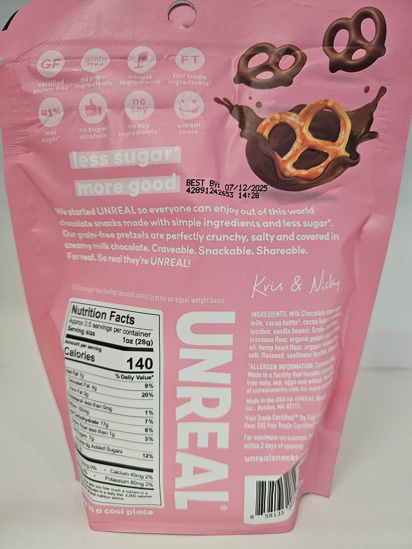 Unreal Milk Chocolate Pretzels