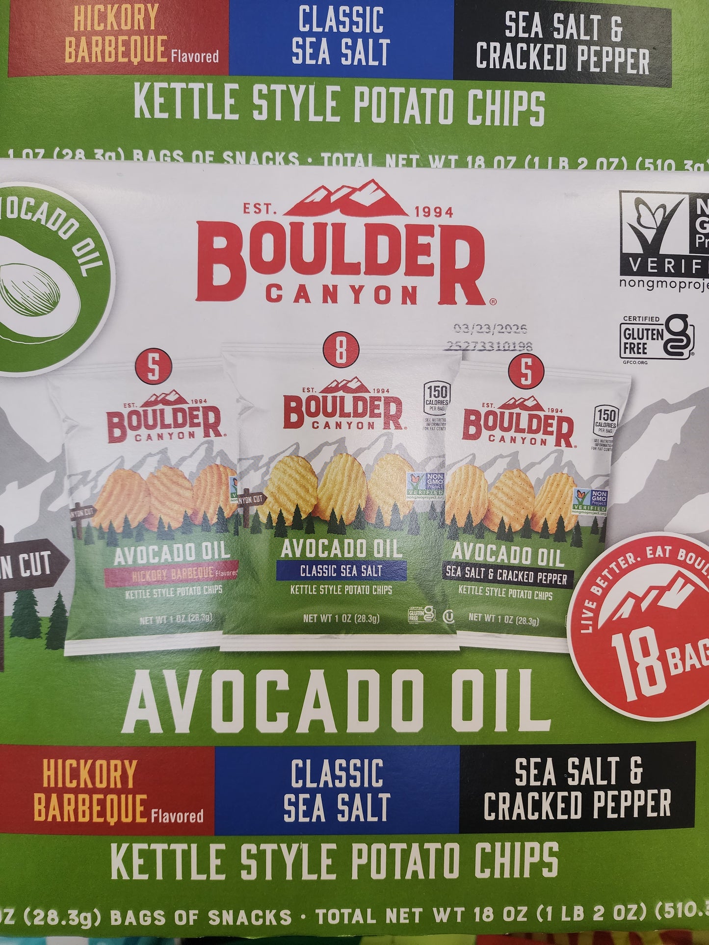 Boulder Canyon 18 bags