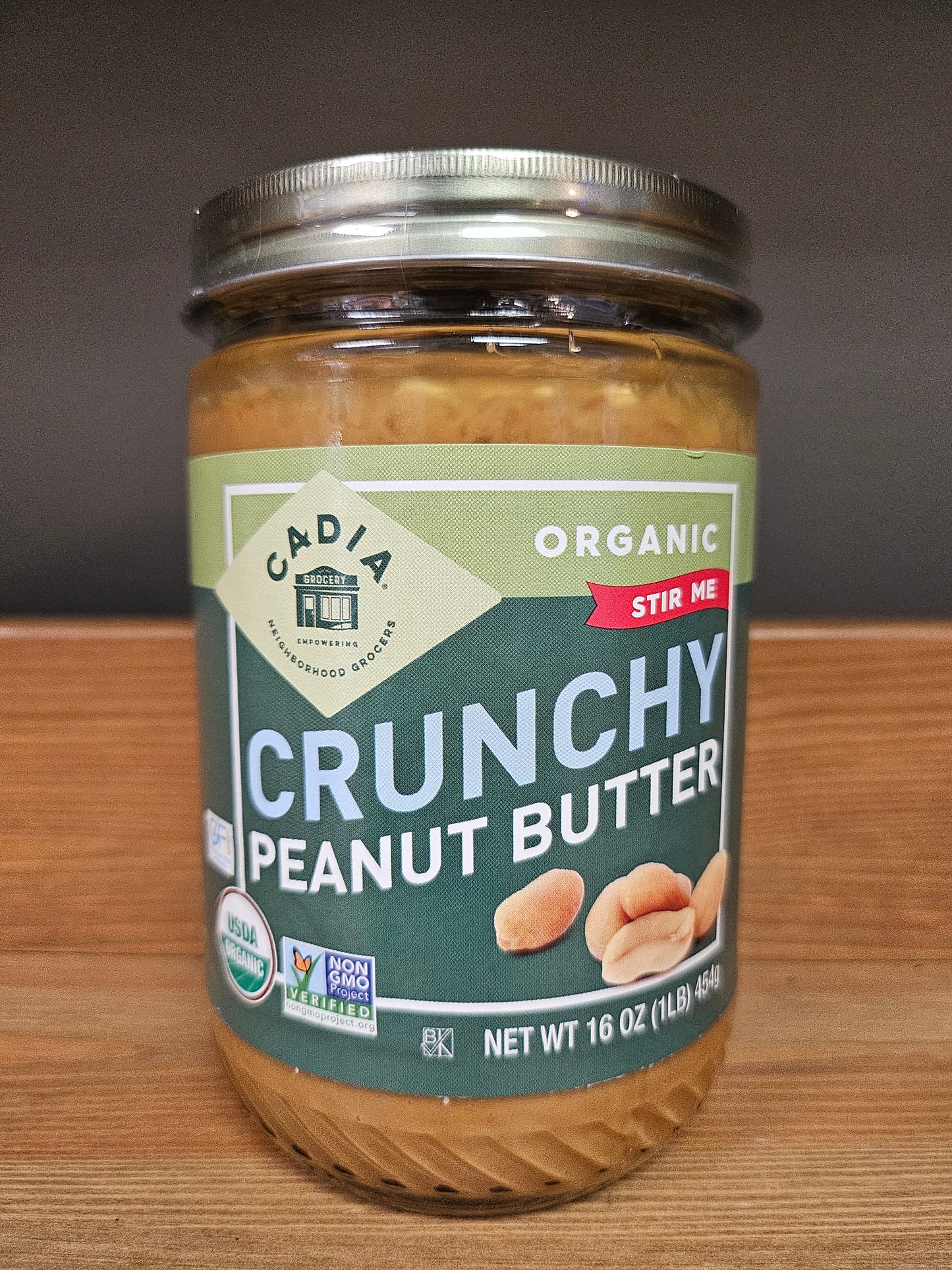 Cadia Organic Crunchy Peanut Butter