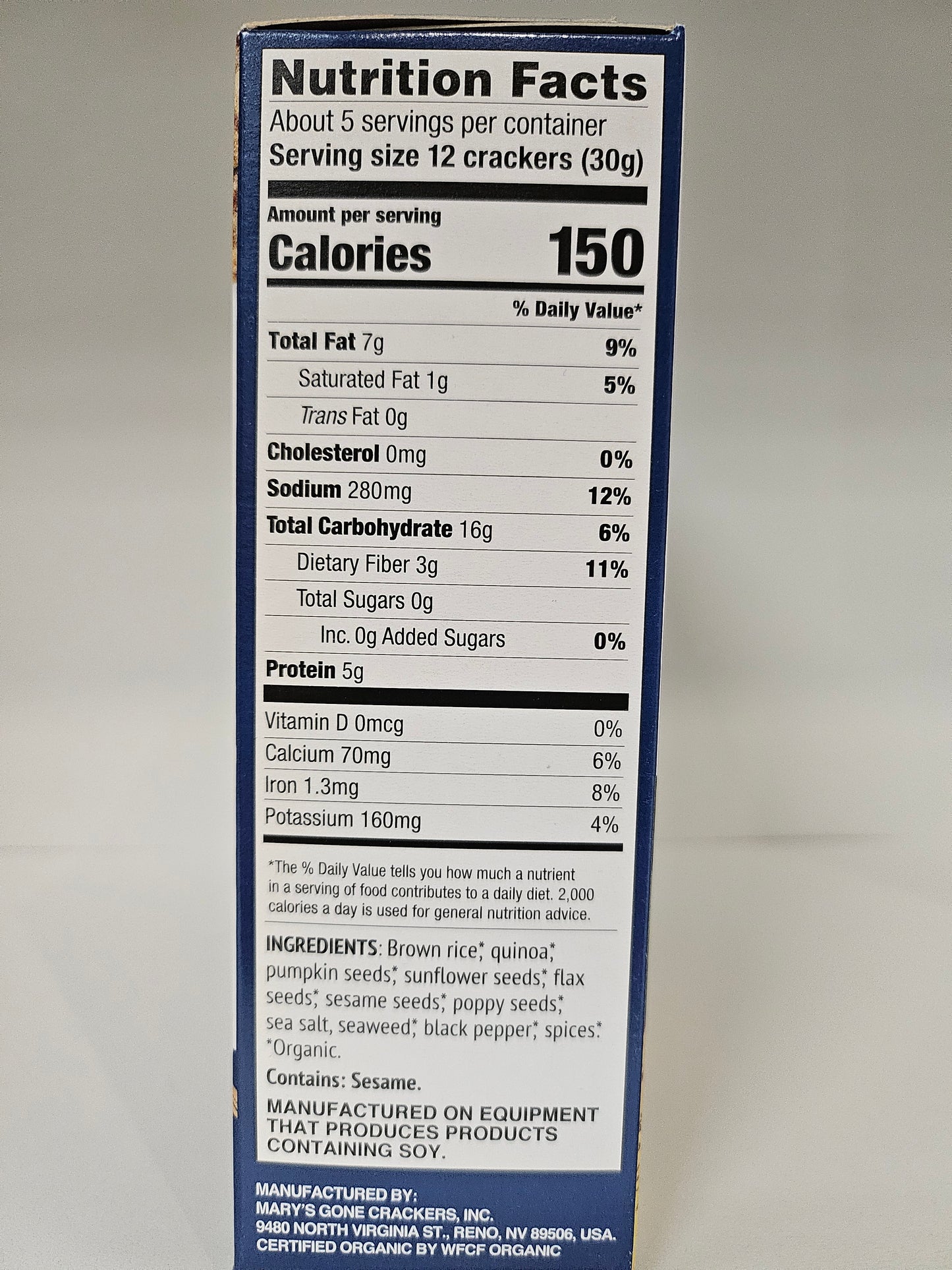 Mary's Gone Crackers Super Seed