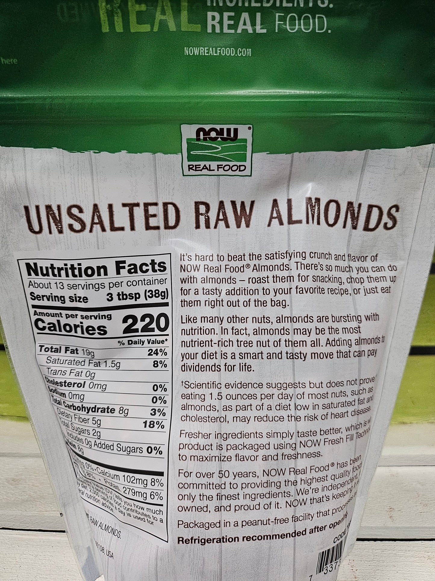 Unsalted Raw Almonds