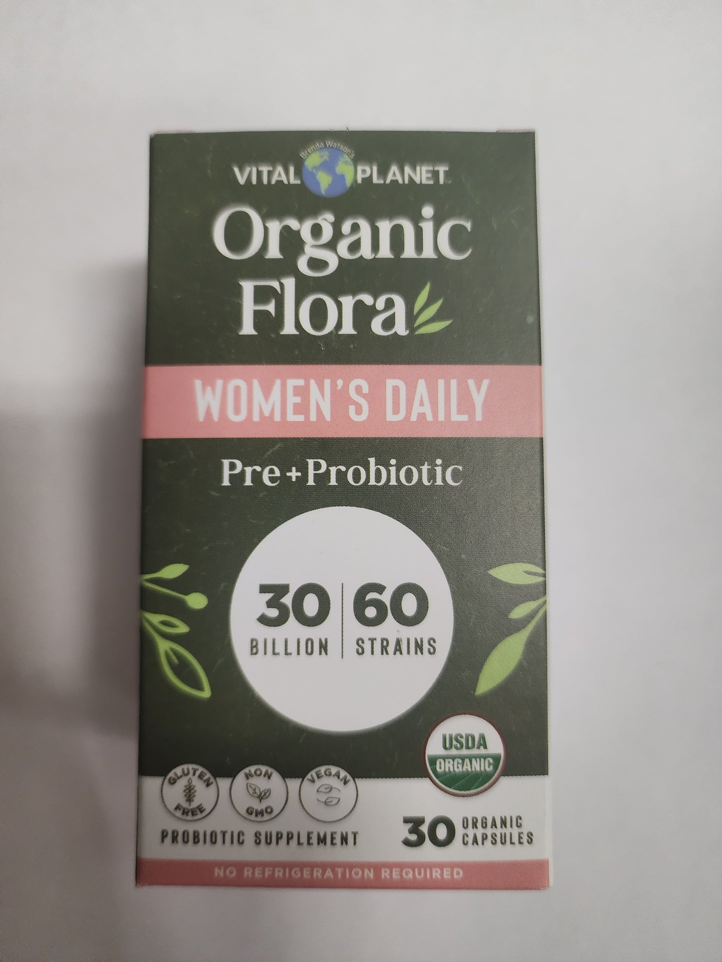 Vital Planet Organic Flora Women's Daily Pre and Probiotic