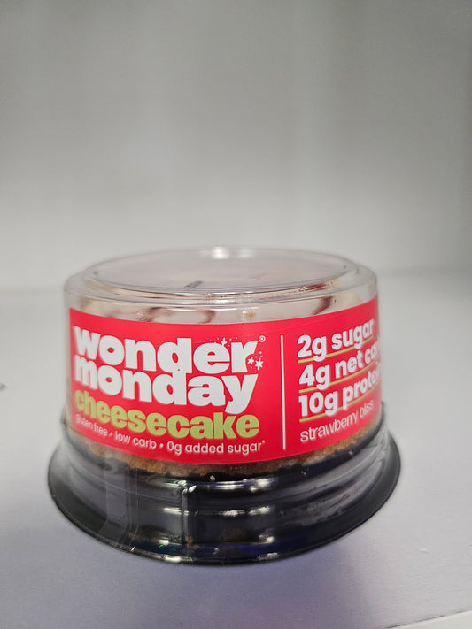 Wonder Monday Strawberry Bliss Cheesecake